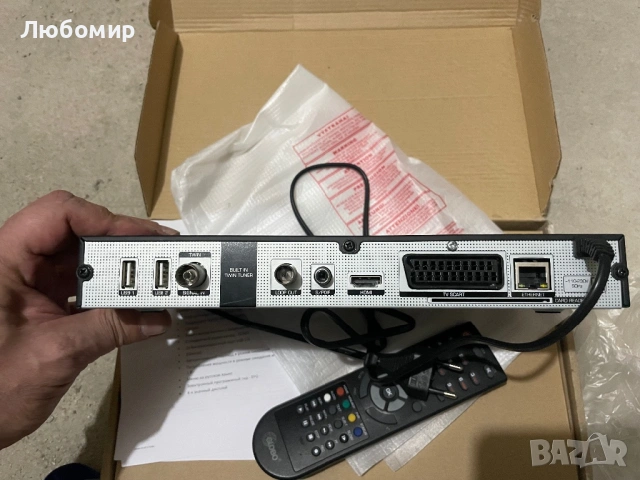 Цифров тунер Globo модел HD-HC3 TWIN, снимка 2 - Приемници и антени - 53256408