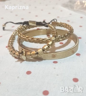 Луксозен сет гривни unisex , снимка 2 - Гривни - 41842551