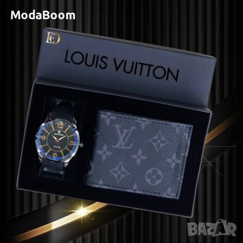 💥Louis Vuitton мъжки подаръчни комплекти💥, снимка 2 - Портфейли, портмонета - 43375130