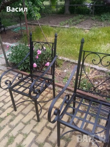 Маси., пейки и столове от ковано желязо, снимка 6 - Други - 32577686