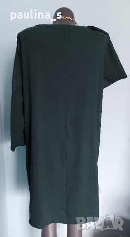 Зелена маркова рокля тип туника "H&M" / голям размер - гигант , снимка 6 - Рокли - 44891455