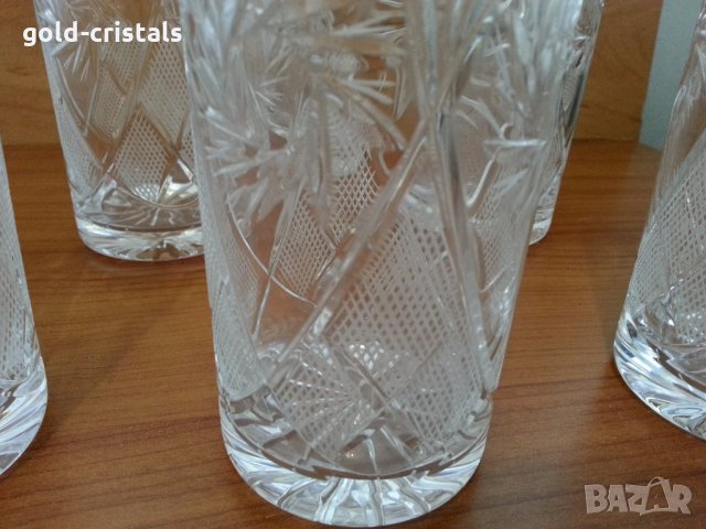 кристални чаши, снимка 9 - Антикварни и старинни предмети - 32502524