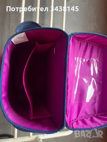 Ергономична раница Herlitz с несесер , снимка 3 - Раници - 50382446