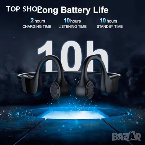 Нови безжични спортни слушалки с отворено ухо Bluetooth Подарък, снимка 5 - Bluetooth слушалки - 49444840