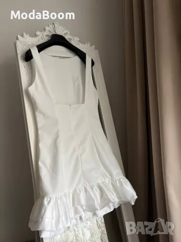 Бяла дамска рокля , снимка 2 - Рокли - 48803804