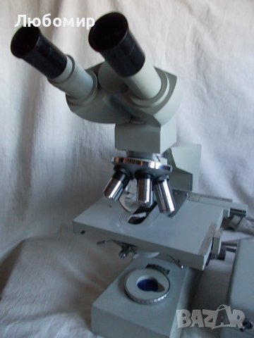 Бинокулярен микроскоп Ергавал Carl Zeiss, снимка 2 - Медицинска апаратура - 40354640