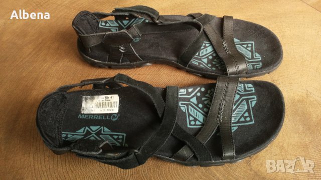 MERRELL Real Leather Размер EUR 41 / UK 8 сандали естествена кожа 94-13-S