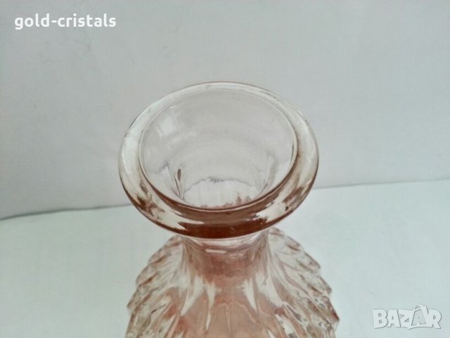 гарафа цветно стъкло, снимка 6 - Антикварни и старинни предмети - 27012668