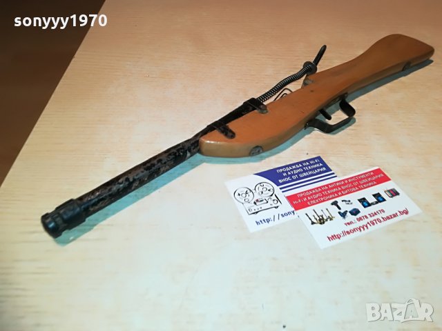 РЕТРО ПУШКА-МЕТАЛ И ДЪРВО-45СМ, снимка 13 - Колекции - 28228578