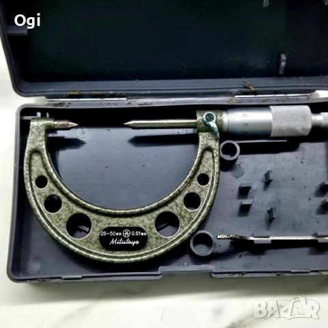 Микрометър MITUTOYO , снимка 2 - Други машини и части - 53482999