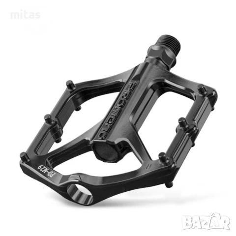 Алуминиеви педали PROMEND M29, Капсуловани лагери, Антиплъзгащи, Черни, снимка 4 - Части за велосипеди - 50956213