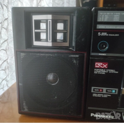 стерео радио касетофон Panasonic RX-CW26L двукасетъчен=280лв, снимка 3 - Радиокасетофони, транзистори - 52574117