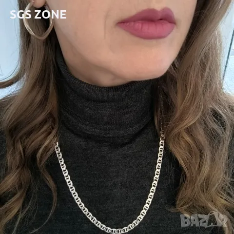 Голям Избор от Сребърни Верижки Произведени в Италия, снимка 8 - Колиета, медальони, синджири - 49888982