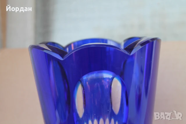 Немска кристална ваза , снимка 4 - Вази - 51392868