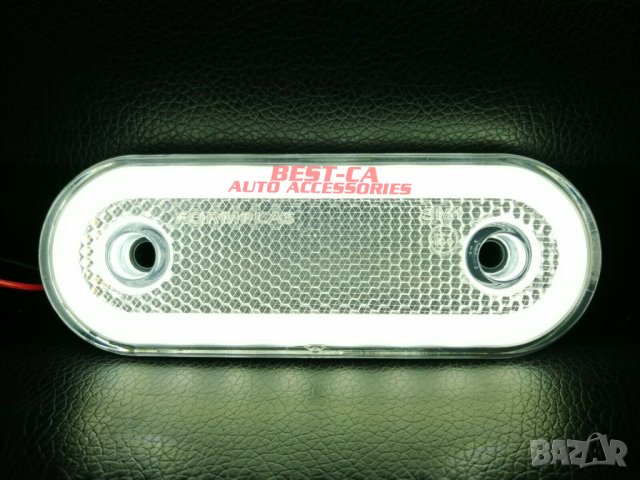 Неонови бели габаритни светлини 12-24V за кемпер, ремарке, камион, платформи и други, снимка 5 - Аксесоари и консумативи - 43951316