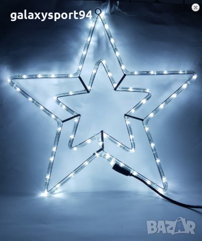 LED Коледна камбана Бяла 22г Коледа Лед Светлина За външен/вътр монтаж, снимка 4 - Лед осветление - 38580625