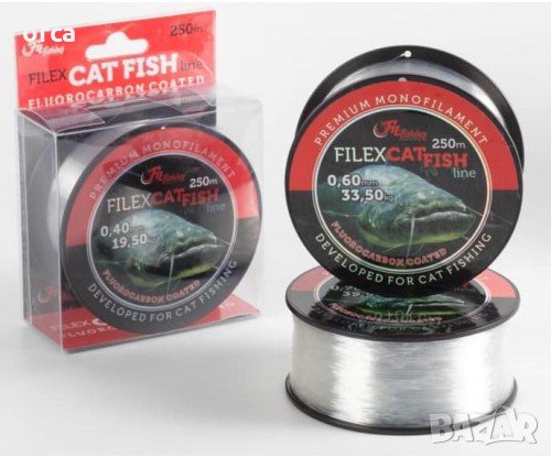 Влакно за риболов на сом - FILEX CATFISH, снимка 1 - Такъми - 35540473