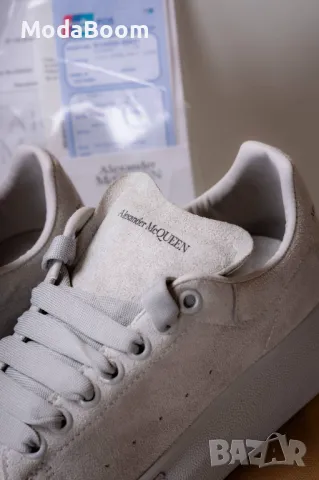 Alexander McQueen мъжки сиви маратонки , снимка 5 - Маратонки - 48652568