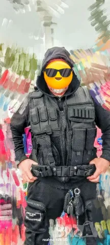 Тактическа жилетка /елек/+ к-т аксесоари+Кобур , снимка 3 - Екипировка - 49040524