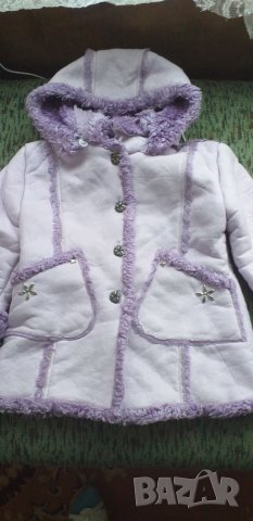 Детско кожухче , светло лилаво