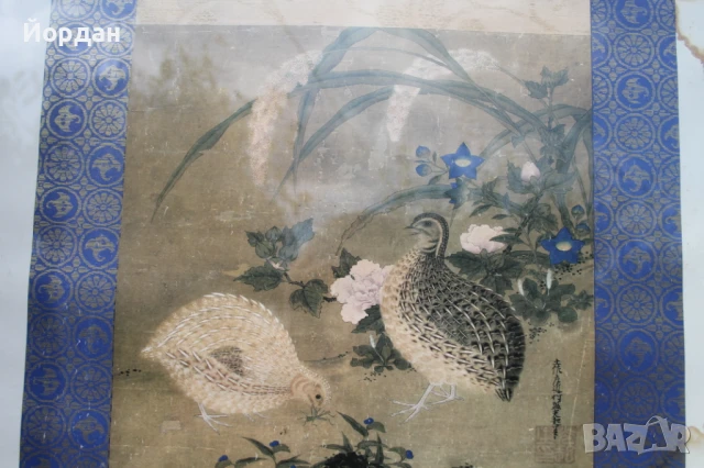 Японска репродукция с рамка и стъкло, снимка 9 - Картини - 50474554