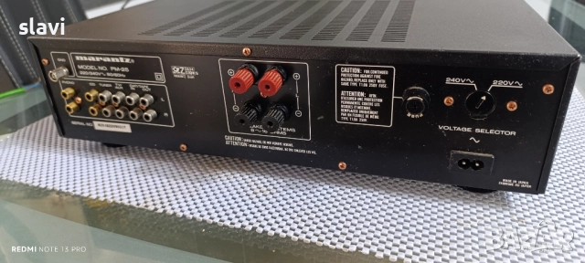 Усилвател MARANTZ PM-25, снимка 9 - Ресийвъри, усилватели, смесителни пултове - 51433832