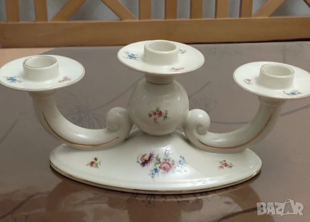 Порцеланов свещник Alka Bavaria Meissen