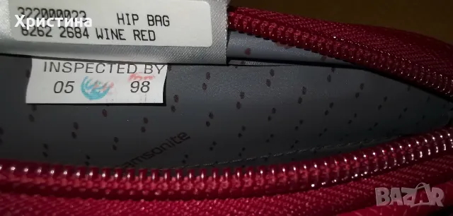 Чанта за кръст (тип банан) Samsonite, снимка 6 - Чанти - 48167939