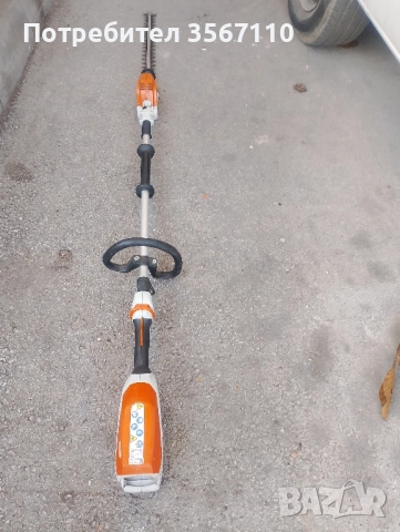 Акумулаторен телескопичен храсторез STIHL HLA 66, 36 V, 50 см, 205 cм, без батерия и зарядно
