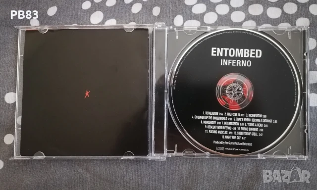 Entombed - Inferno CD (Неофициален) Death Metal , снимка 2 - CD дискове - 51159221