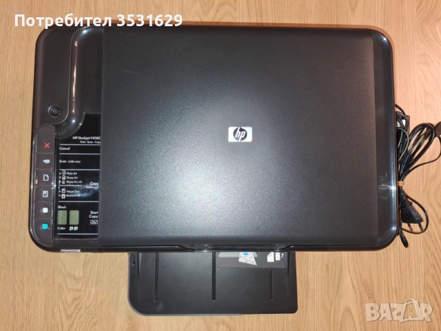 Принтер hp Deskjet f4580, снимка 3 - Принтери, копири, скенери - 52971547