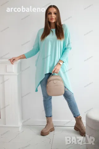 Дамска блуза oversize, 14цвята , снимка 10 - Блузи с дълъг ръкав и пуловери - 47813619