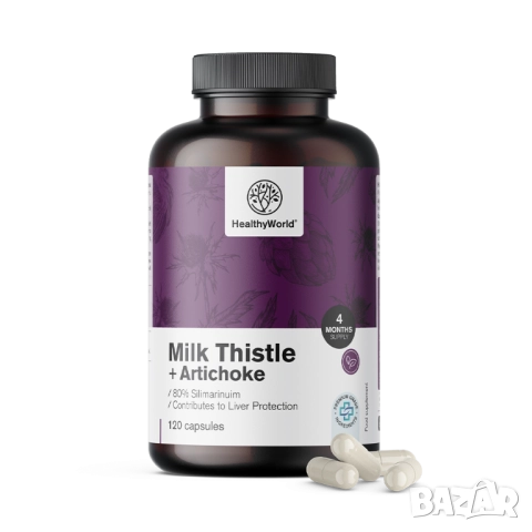 Бял трън + артишок за детоксикация 120 капсули