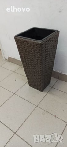 Саксия синтетичен ратан, снимка 6 - Саксии и кашпи - 33012714