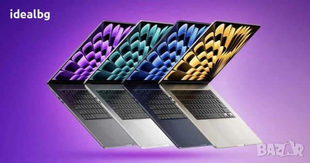 НОВ! Apple MacBook Air 13" M4 16RAM 256GB Midnight / Sky Blue Гаранция, снимка 3 - Лаптопи за работа - 51017493