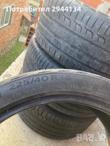 Летни гуми Continental 225/40/18, снимка 2 - Гуми и джанти - 48443161