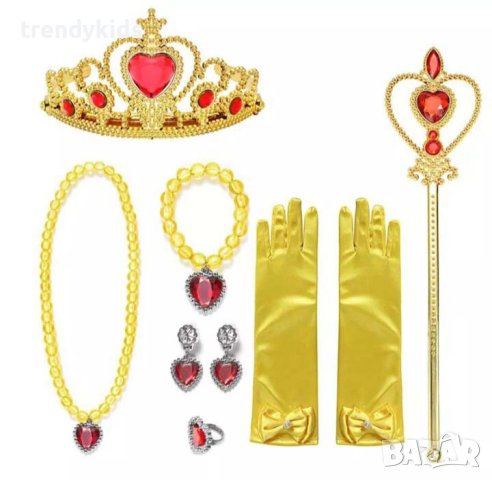 Красива рокля на Снежанка с наметало и подарък диадема с панделка!!!Аксесоари!, снимка 3 - Детски рокли и поли - 44117637