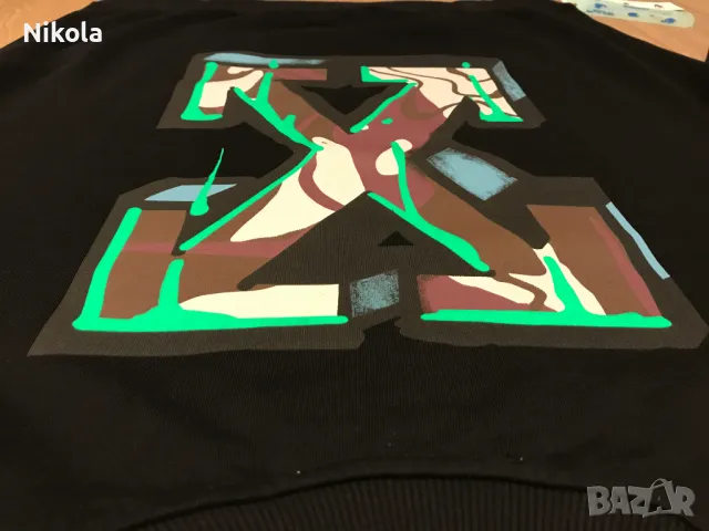 OFF-WHITE™ MOTIF ARROW PRINT, суичър, размери: S,M,L,XL и XXL, снимка 10 - Суичъри - 48354917
