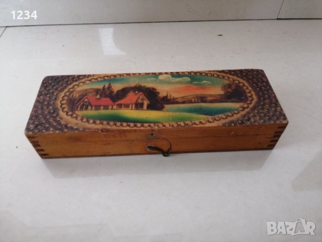 Моливник 21 х 7 h 3.5 см. , снимка 1