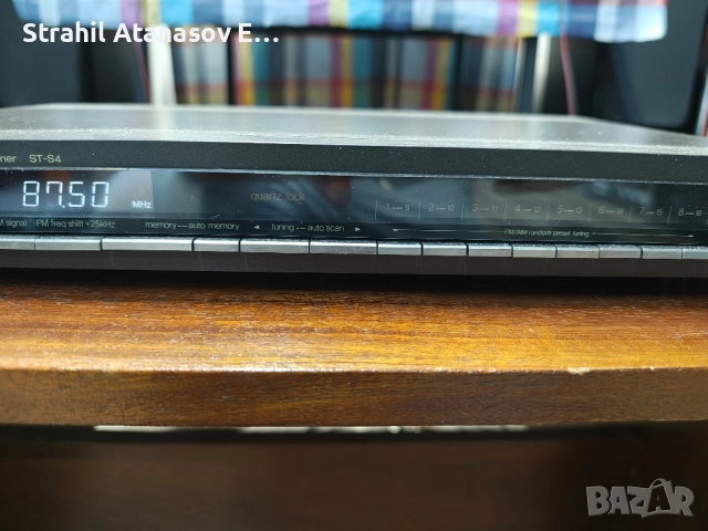 Technics ST-S4 Стерео Тунер, снимка 5 - Радиокасетофони, транзистори - 51697988