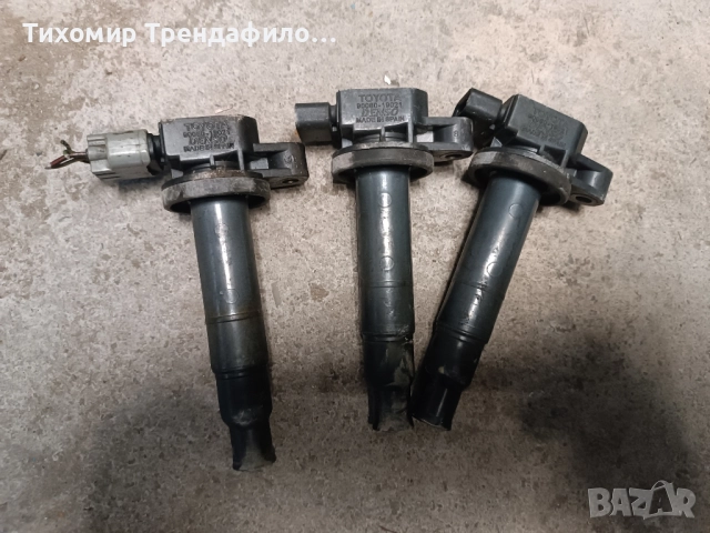 Бобина TOYOTA YARIS 1.3 VVTI 9008019021 90080-19021, снимка 2 - Части - 51482060