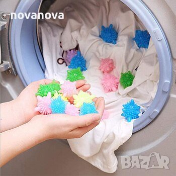 Омекотяващи топки комплект - 10бр за пералня и сушилня, снимка 4 - Перални - 39110385