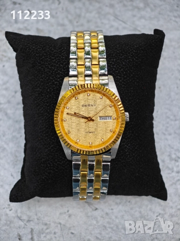 BERNY-Men Automatic Dress Watch - MIYOTA 8205 AUTOMATIC, снимка 2 - Мъжки - 52584686