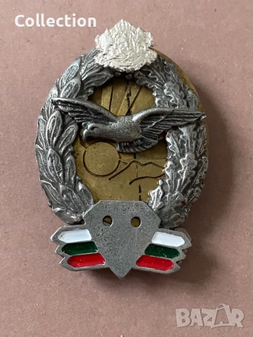 Български нагръден знак летец пилот авиатор 1 или 2 клас, снимка 1
