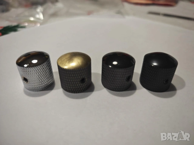 Метални врътки(кnobs) за китари и бас- 4 цвята, снимка 7 - Китари - 53506476