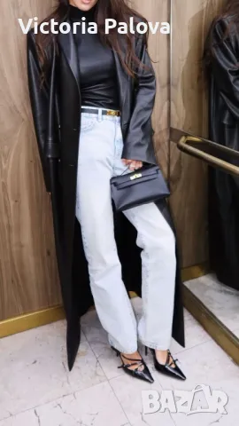 Luxury тренчкот  MAX MARA оригинал,агнешка кожа, снимка 2 - Палта, манта - 36412448