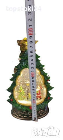 Светеща коледна елха с въртящ сняг, снимка 3 - Други стоки за дома - 52352866