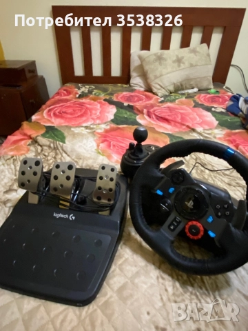 Logitech g29, снимка 5 - Джойстици и геймпадове - 52867553