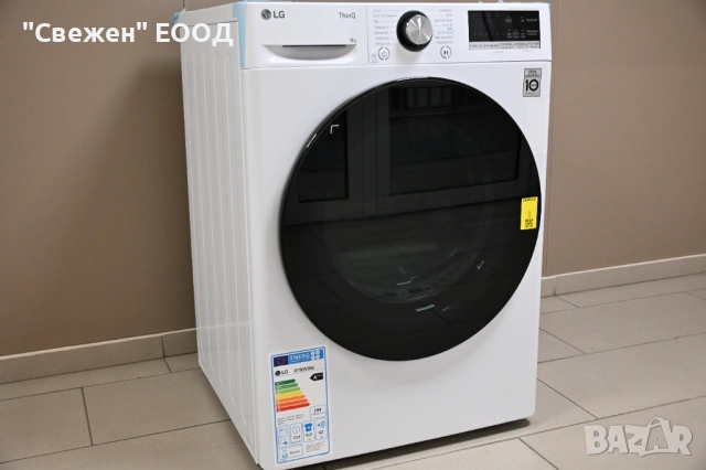 Сушилня с термопомпа LG RT90V9W 9 кг, Dual Inverter и самопочистващ се кондензатор