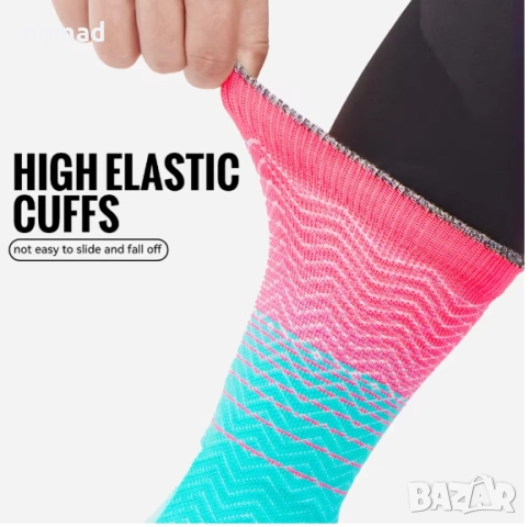 WRELS Спортни чорапи – омекотени, дишащи, снимка 6 - Спортна екипировка - 52709617